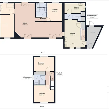Sur Mer- Grande Maison Pour 9- 4 Brem Sur Mer